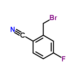 2-Cyano-5-Fluorobenzyl Bromide Structure