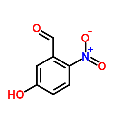 5-羟基-2-硝基苯甲醛结构式