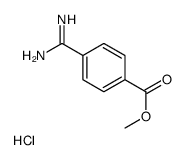 4-甲脒基苯甲酸甲酯盐酸盐结构式