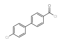 4-(4-chlorophenyl)benzoyl chloride Structure