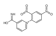 1-(2,4-dinitrophenyl)pyridin-1-ium-3-carboxamide结构式