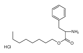 octyl (2S)-2-amino-3-phenylpropanoate,hydrochloride Structure