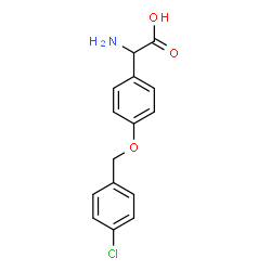 DL-4-[(4-CHLOROPHENYL)METHOXY]-PHENYLGLYCINE Structure