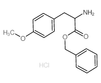 benzyl 2-amino-3-(4-methoxyphenyl)propanoate结构式