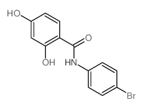 Benzamide,N-(4-bromophenyl)-2,4-dihydroxy- Structure