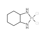 (1,2-二氨基环己烷)二氯化铂结构式