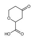 4-Oxotetrahydro-2H-pyran-2-carboxylic acid Structure