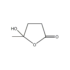 4-甲基-4-羟基-4-丁内酯结构式