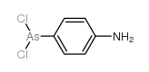 Arsonous dichloride,As-(4-aminophenyl)-, hydrochloride (1:1) Structure