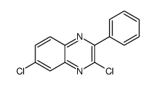 3,6-dichloro-2-phenylquinoxaline Structure