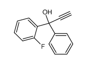 1-(2-fluorophenyl)-1-phenylpropargyl alcohol结构式