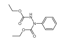 diethyl 1-phenyl-hydrazine-1,2-dicarboxylate结构式
