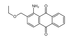 1-amino-2-(ethoxymethyl)anthracene-9,10-dione Structure