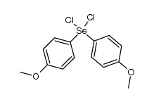 di(p-anisyl)selenium(IV) chloride Structure