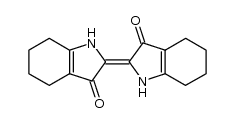 4,5,6,7,4',5',6',7'-octahydro-1H,1'H-[2,2']biindolylidene-3,3'-dione Structure