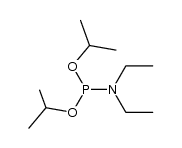 diisopropyl N,N-diethylphosphoramidine结构式