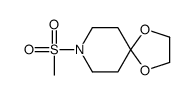 8-(Methylsulfonyl)-1,4-dioxa-8-azaspiro[4.5]decane结构式
