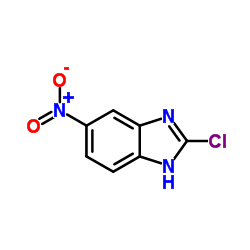 2-氯-6-硝基-1H-苯并[d]咪唑结构式