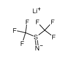 lithium S,S-bis(trifluoromethyl)sulfimide结构式