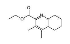 ethyl 3,4-dimethyl-5,6,7,8-tetrahydroquinoline-2-carboxylate结构式