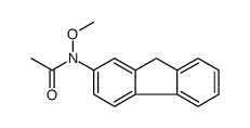 N-(9H-fluoren-2-yl)-N-methoxyacetamide结构式