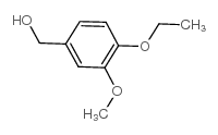 (4-乙氧基-3-甲氧基苯基)甲醇结构式