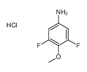 3,5-difluoro-4-methoxyaniline,hydrochloride Structure