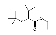 ethyl 2-tert-butylsulfanyl-3,3-dimethylbutanoate Structure