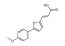 3-[5-(4-methoxyphenyl)furan-2-yl]prop-2-enoic acid结构式