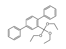 1,4-diphenyl-2-(triethoxymethyl)benzene结构式