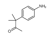 3-(4-aminophenyl)-3-methylbutan-2-one结构式