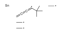 5,5-dimethylhex-1-en-3-yn-2-yl(triethyl)stannane结构式