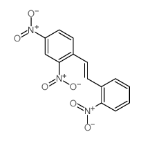 Benzene,2,4-dinitro-1-[2-(2-nitrophenyl)ethenyl]- Structure