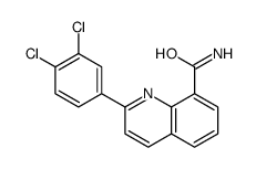 2-(3,4-dichlorophenyl)quinoline-8-carboxamide Structure