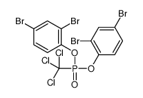 2,4-dibromo-1-[(2,4-dibromophenoxy)-(trichloromethyl)phosphoryl]oxybenzene Structure