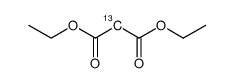 Diethyl malonate-2-13C Structure