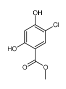 5-氯-2,4-二羟基苯甲酸甲酯结构式