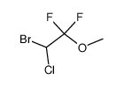 Methyl(1,1-difluoro-2-bromo-2-chloroethyl) ether structure