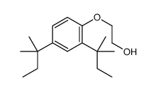 Alpha-[2,4-二(1,1-二甲丙基)苯基]-Ω-羟基聚环氧乙烷结构式