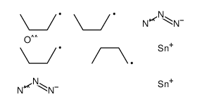 1,3-diazido-1,1,3,3-tetrabutyldistannoxane结构式