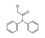 (chloroacetyl)diphenylphosphane Structure
