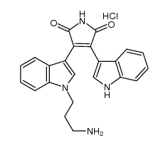 Bisindolylmaleimide III hydrochloride Structure