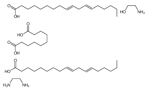 2-aminoethanol,decanedioic acid,ethane-1,2-diamine,(9Z,12Z)-octadeca-9,12-dienoic acid Structure