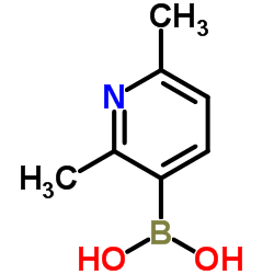 2,6-Dimethylpyridine-3-boronic acid structure