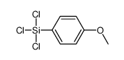 trichloro-(4-methoxyphenyl)silane结构式