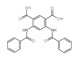 4,6-二(苯甲酰氨基)-1,3-苯二羧酸结构式