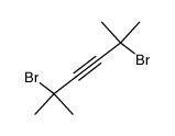 2,5-dibromo-2,5-dimethyl-3-hexyne Structure