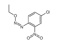 (Z)-1-(4-chloro-2-nitrophenyl)-2-ethoxydiazene Structure