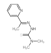 Semicarbazide, 4,4-dimethyl-1-(1-(2-pyridyl)ethylidine)-3-thio-结构式