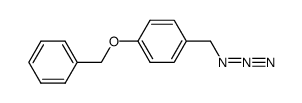 1-(azidomethyl)-4-(benzyloxy)benzene Structure
